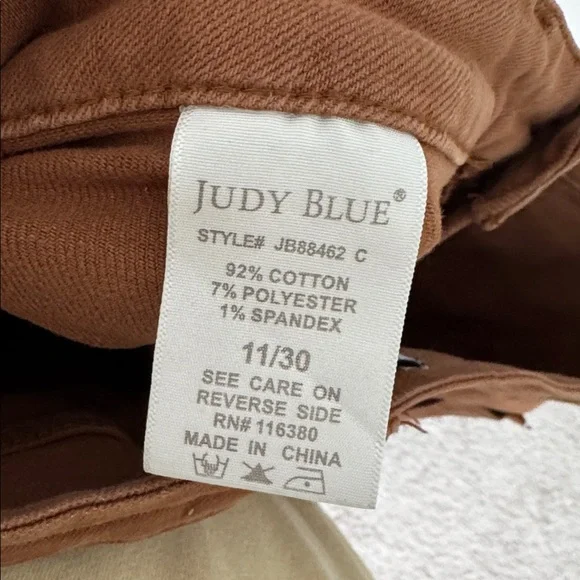 Judy Blue Slim Fit Brown Jeans, Style#JB88462-C - Size 11/30 - Picture 8 of 8